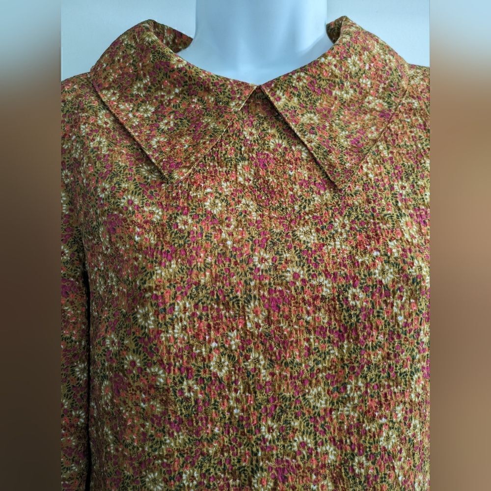 Code X Mode Floral Granny Core Pointed Collar Dre… - image 5